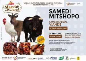 Retour sur le Marché du Weekend spécial viande Samedi Mitshopo en République Démocratique du Congo Septembre 2020