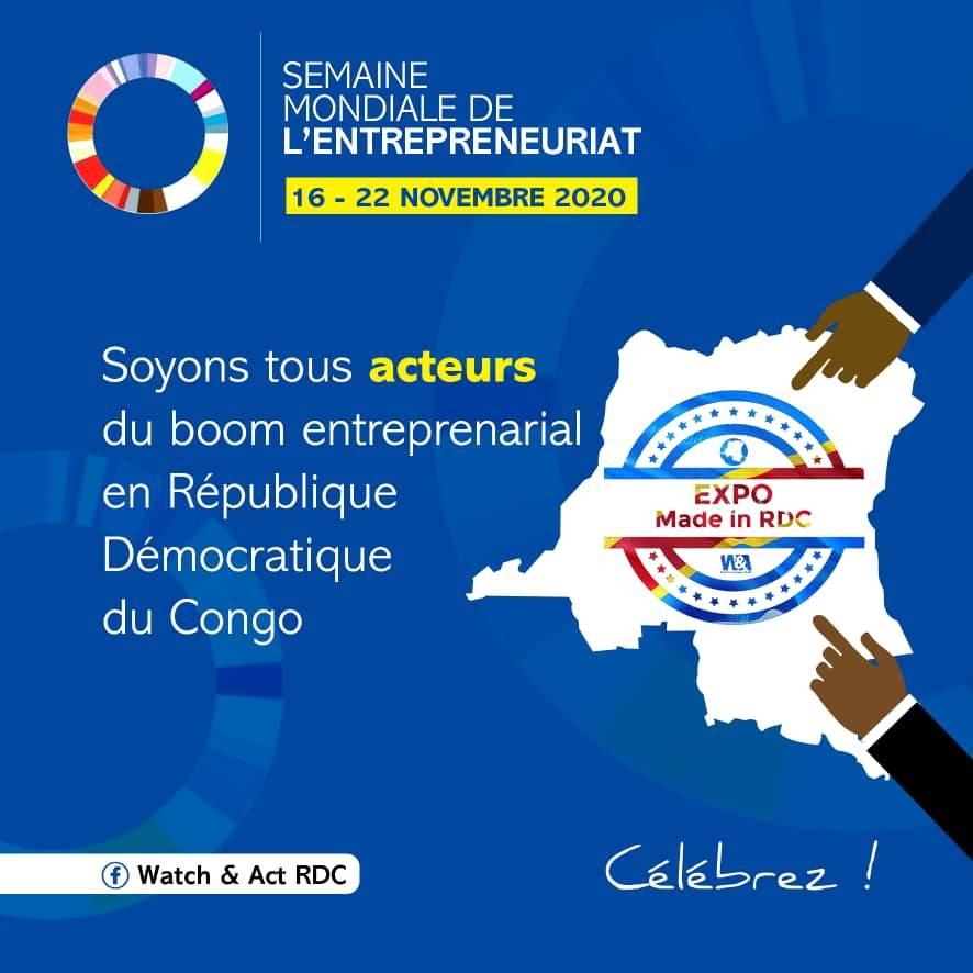 semaine mondiale de l'entrepreneuriat novembre 2020 rdc agence resilience watch and act 00